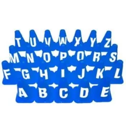 20cm Cone Alphabet Set