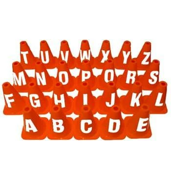 20cm Cone Alphabet Set 4 20cm Cone Alphabet Set - Image 2
