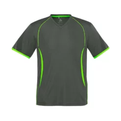 Mens Razor Tee Grey/Fluro Lime