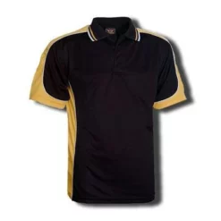 BSP15 Polo Black/Gold/White