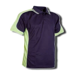 BSP15 Polo Navy/Lime/White