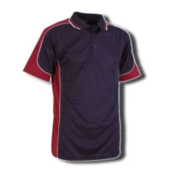 BSP15 Polo Navy/Maroon/White