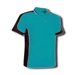 BSP15 Polo Teal/Black/White