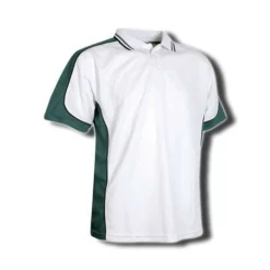 BSP15 Polo White/Bottle/Black