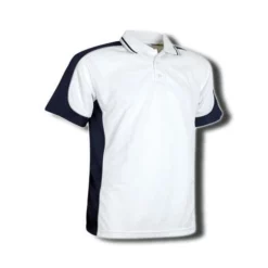 BSP15 Polo White/Navy/Grey