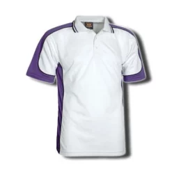 BSP15 Polo White/Purple/Black