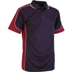 BSP16K Polo Navy/Maroon/White