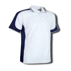 BSP16K Polo White/Navy/Grey