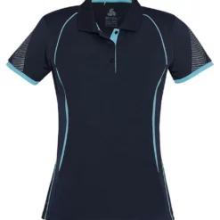 Ladies Razor Polo Navy/Sky