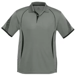 Mens Razor Polo Ash/Black