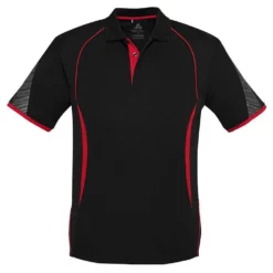 Mens Razor Polo Black/Red