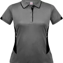 Ladies Tasman Polo Ashe/Black