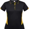 Ladies Tasman Polo Black/Gold -sport Sales 2023 8032972BGO ba70a5f3 4198 4ff9 b9e5 76e7c7492dd2