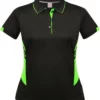 Ladies Tasman Polo Black/Neon Green -sport Sales 2023 8032972BNG 30f21993 b868 42cc 897b dd189e83724c