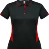 Ladies Tasman Polo Black/Red -sport Sales 2023 8032972BR b70c286e 0fc5 4687 9058 0256105226a0