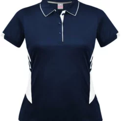 Ladies Tasman Polo Navy/White